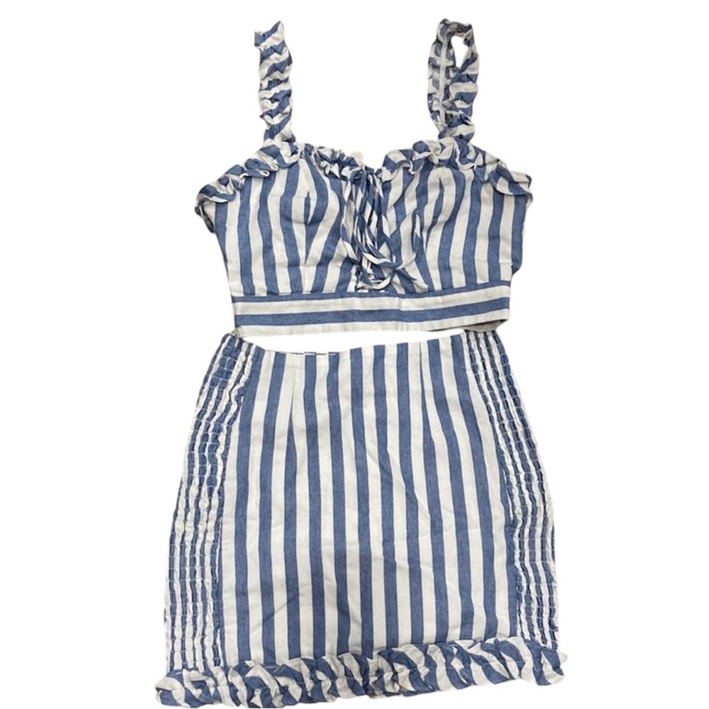 AQUA SKIRT SET